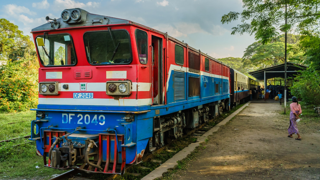 Eisenbahn, Myanmar